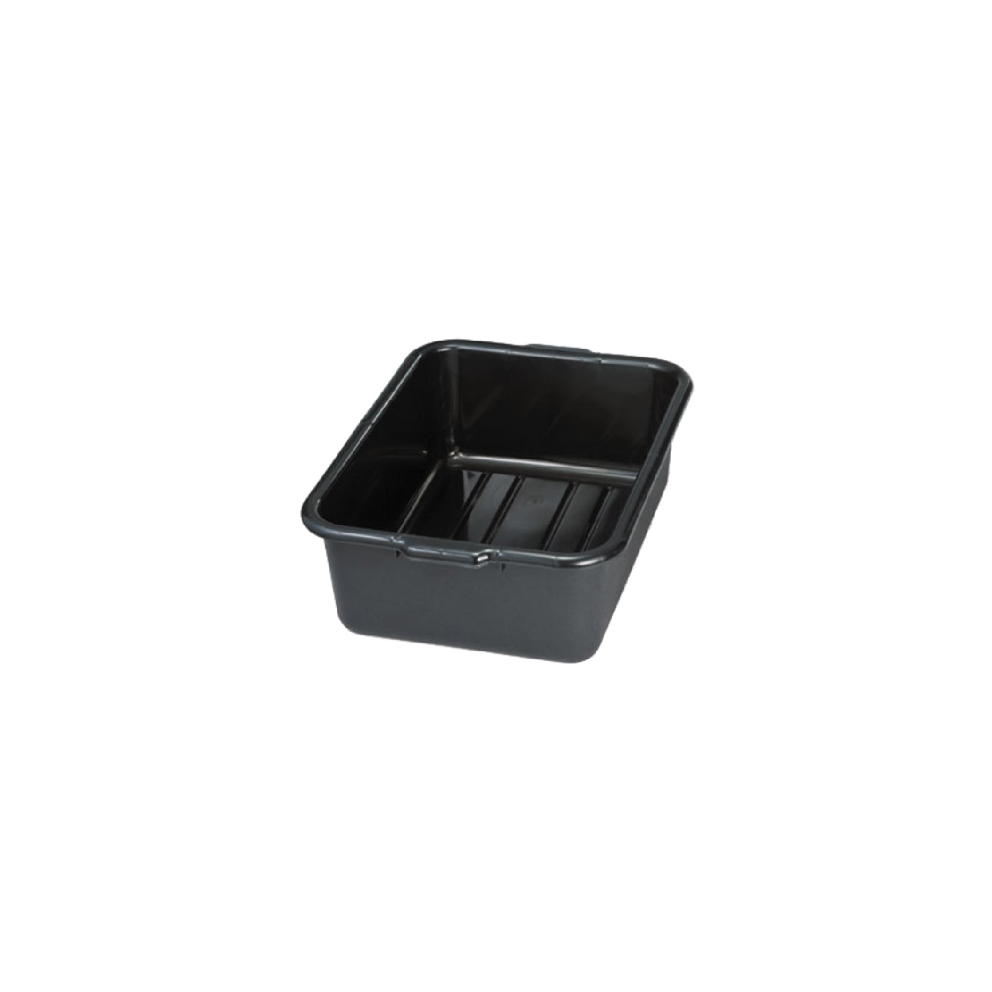 Restaurantware Lid ONLY: RW Clean 23.2 inch x 16.9 inch Bus Tub Lid, 1 Snap-On Lid for Bus Box - with Handles, Black Plastic Restaurant Tub Lid, Bus RWT0472