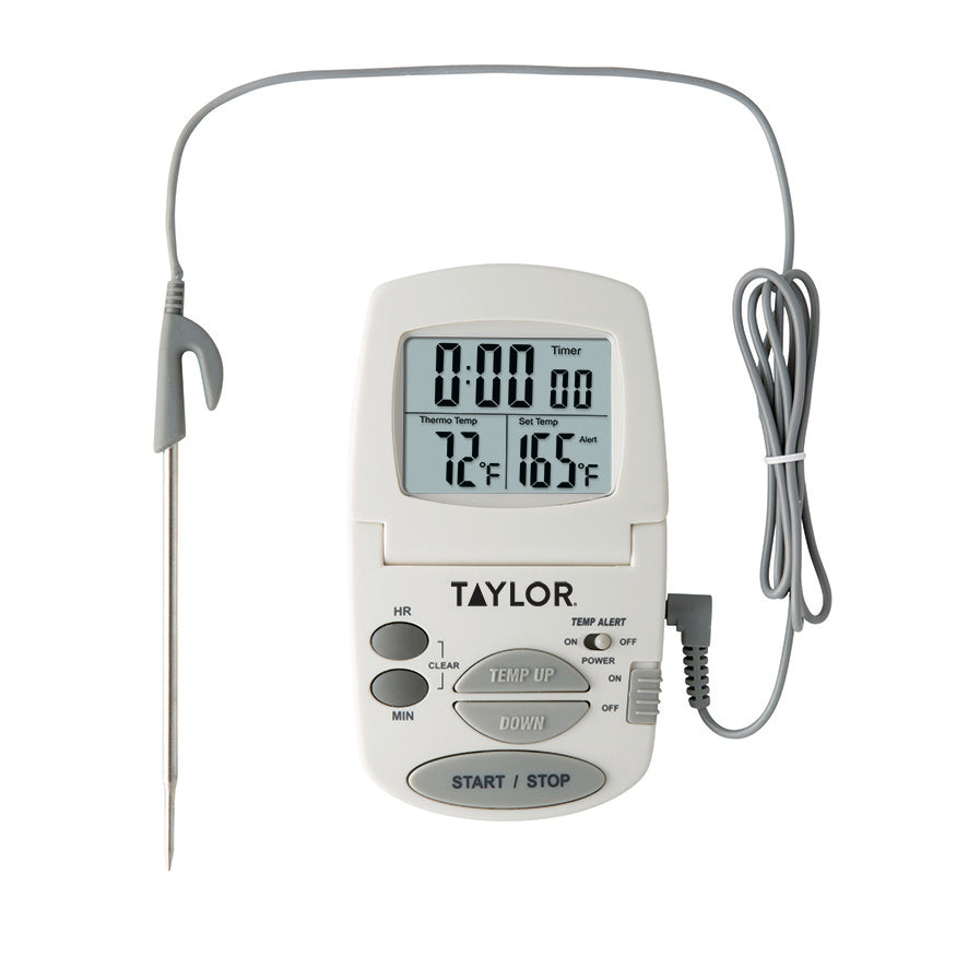 Taylor Cooking Thermometer & Timer - 1470FS