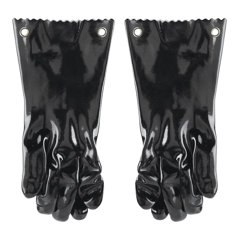 Insulated Rubber Barbecue Grill Gloves (Chef Master Mr. Bar-B-Q 40111Y)