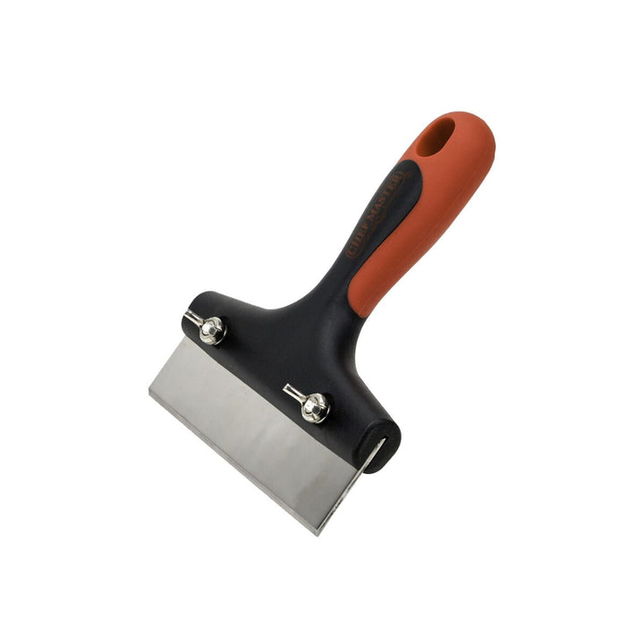 Grill Scraper with Short Handle and Replaceable Blade (Chef Master 90276)