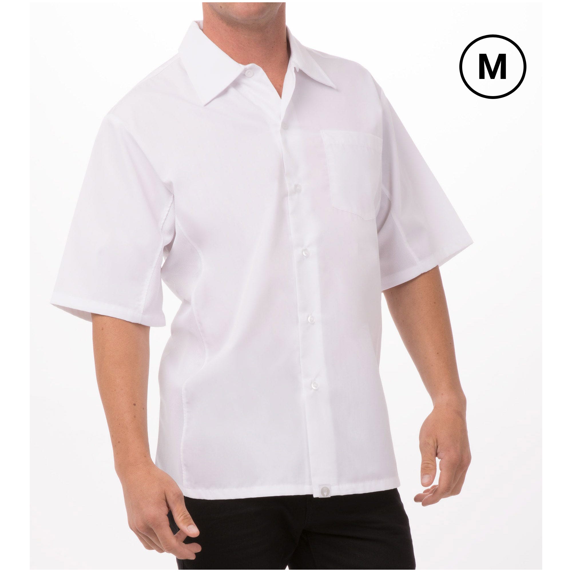 Shop Chef Works CSCV-WHT-M Cool Vent™ Cook Shirt Short Sleeve