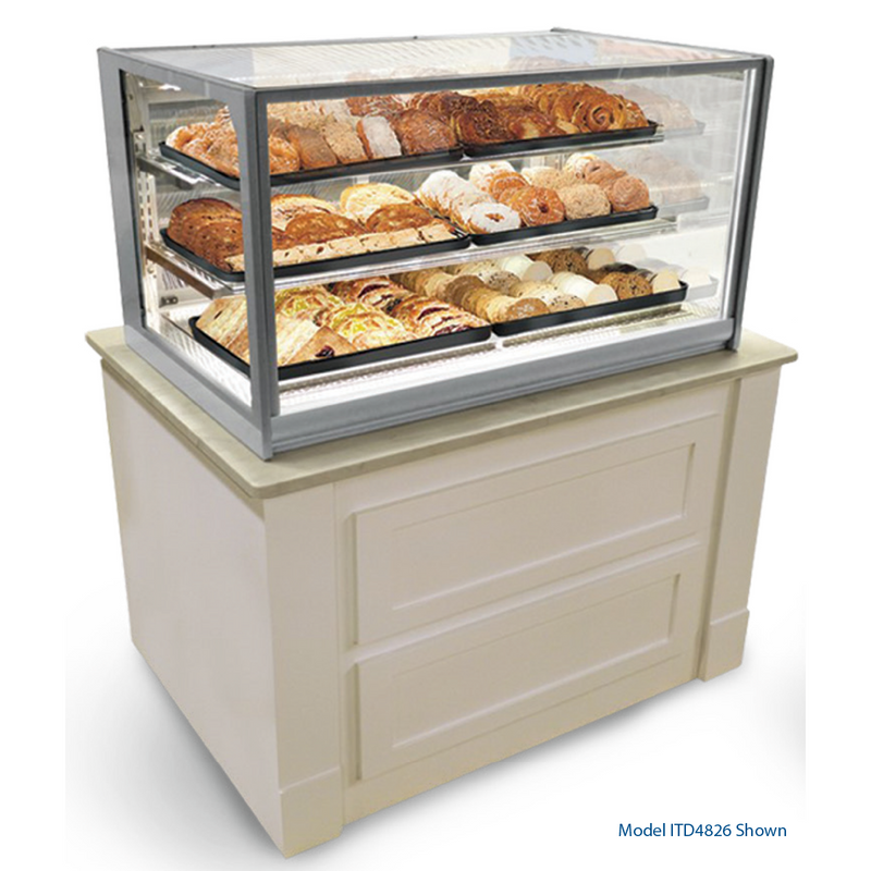 Federal Industries ITD4834 Italian Style 48" Countertop Dry Bakery Display Case (Condition: Demo Unit - Never Used)