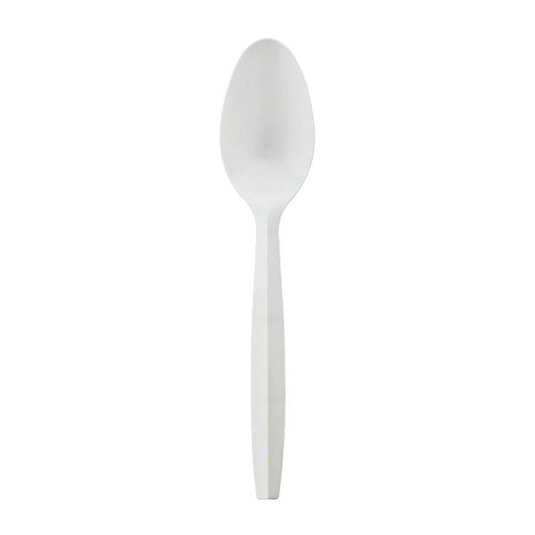 Medium Weight White Plastic Teaspoon – Sold 1000 Teaspoon per Case | Gator Chef Restaurant Equipment & Kitchen Supplies
