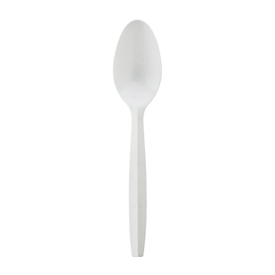 Medium Weight White Plastic Teaspoon – Sold 1000 Teaspoon per Case | Gator Chef Restaurant Equipment & Kitchen Supplies
