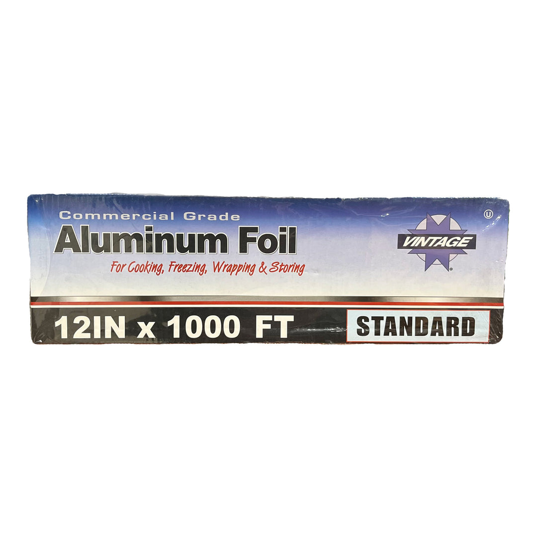 12” x 1000’ Standard-Duty Food Service Foil Roll - Sold 1000 Ft Roll per Box | Gator Chef Restaurant Equipment & Kitchen Supplies
