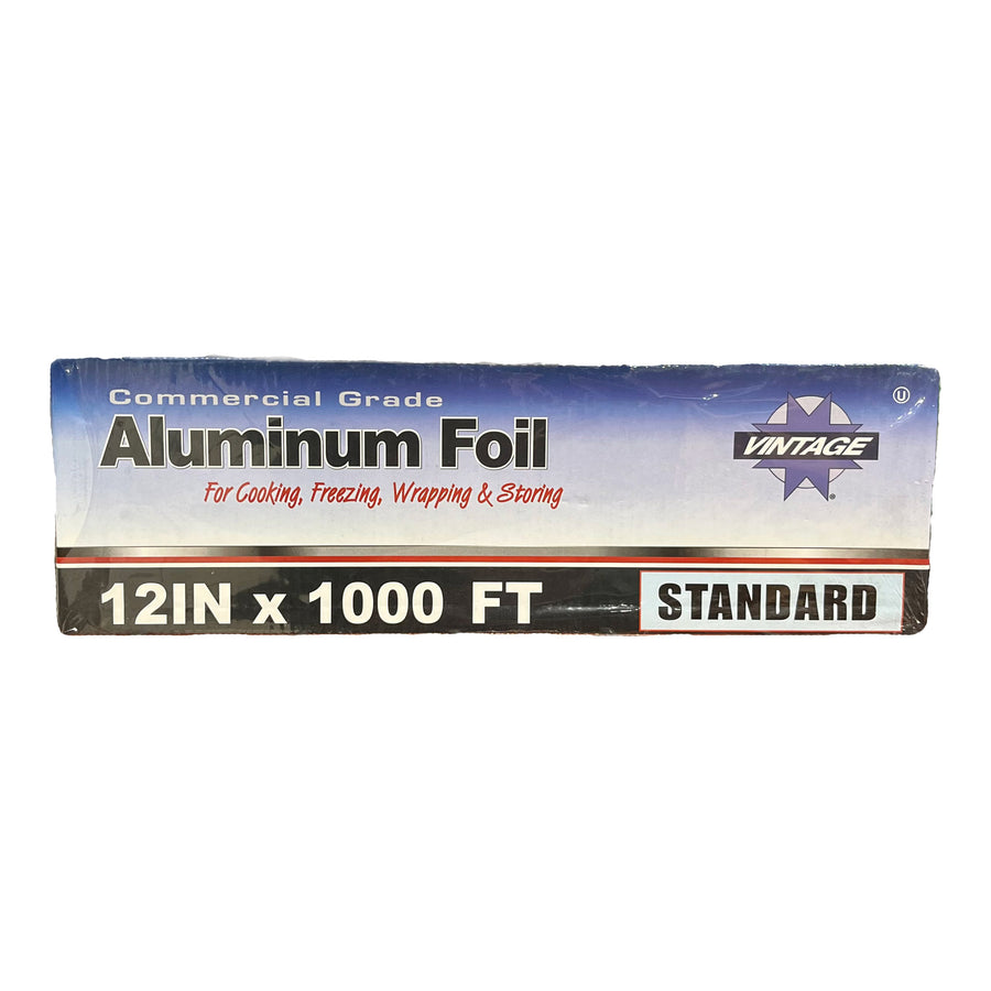 12” x 1000’ Standard-Duty Food Service Foil Roll - Sold 1000 Ft Roll per Box | Gator Chef Restaurant Equipment & Kitchen Supplies