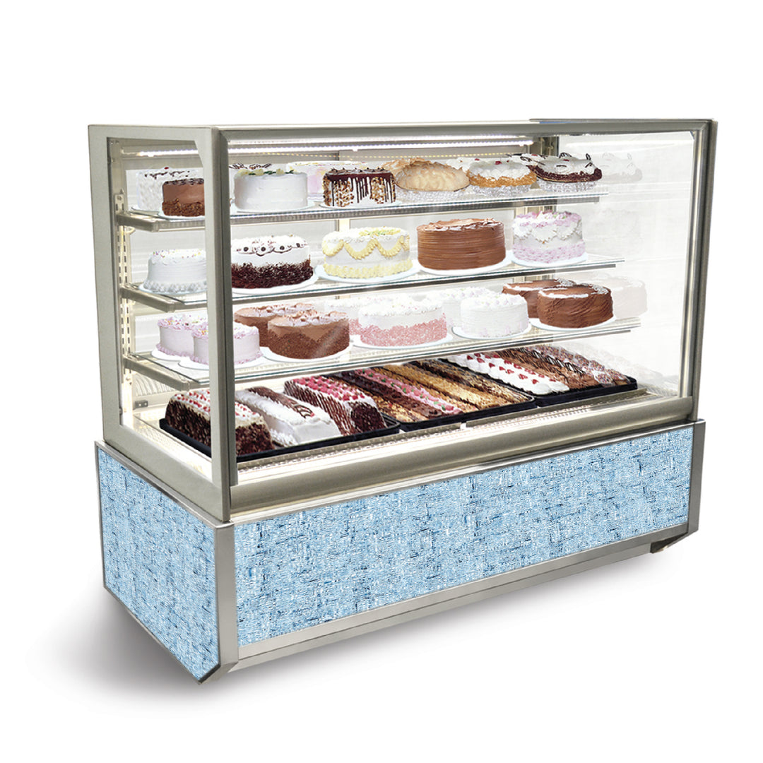 Federal Industries Refrigerated Bakery Case full of cakes and pastries sold at Gator Chef Restaurant Equipment & Kitchen Supplies