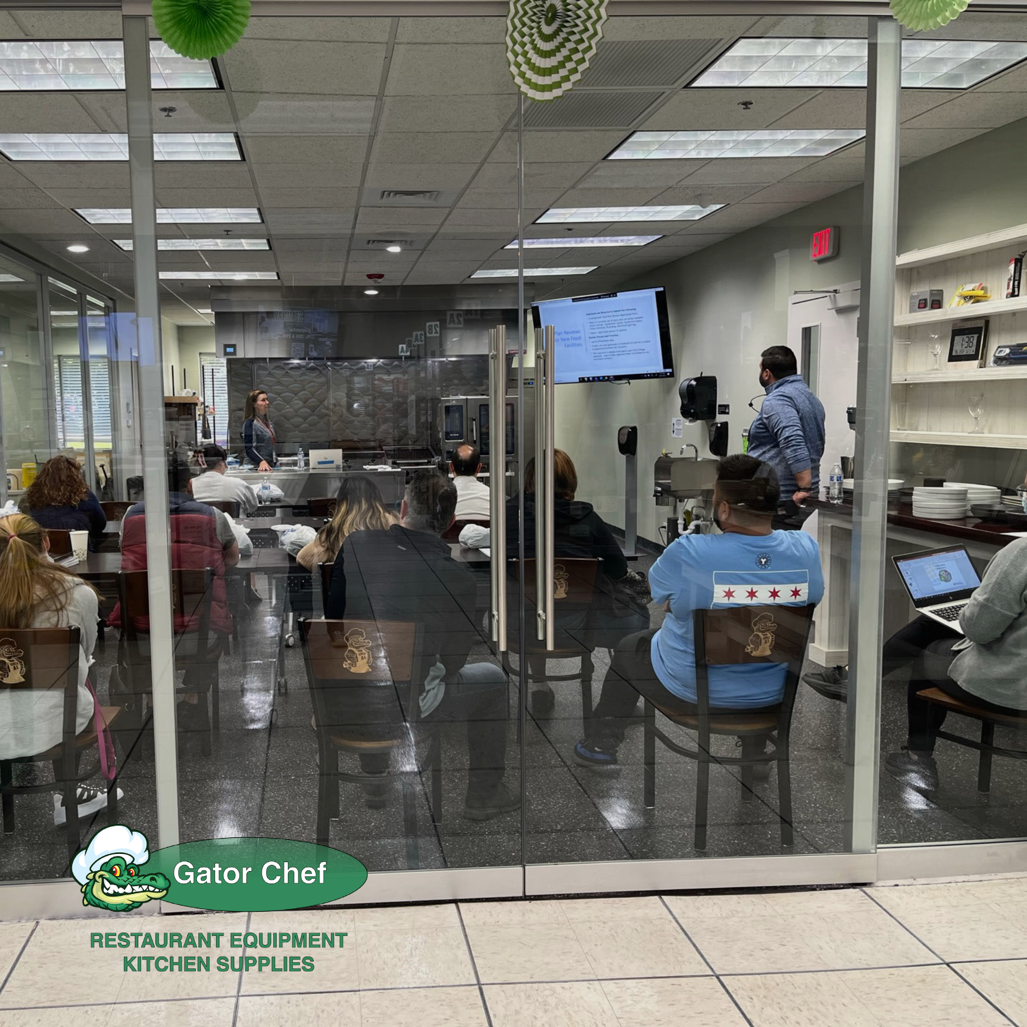 Food Safety courses taught in our commercial test kitchen