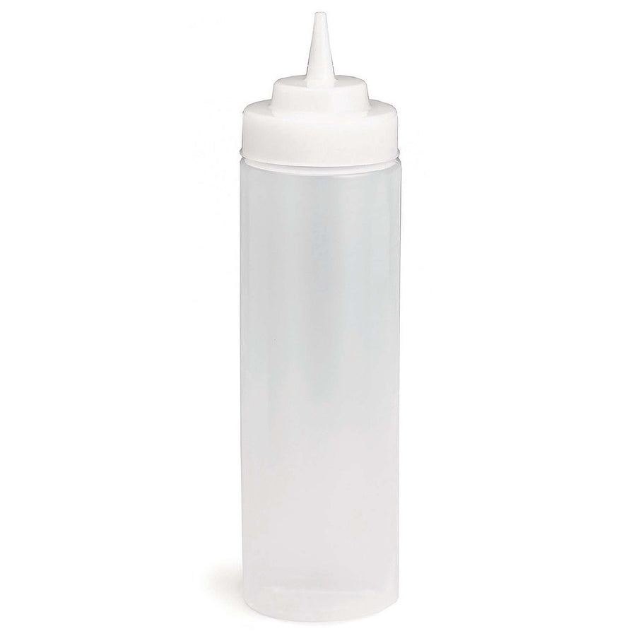 TableCraft 12 Oz. Clear Widemouth™ Squeeze Bottle (TableCraft 11253C)