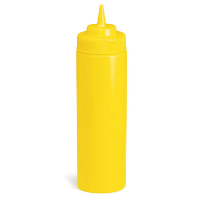 TableCraft 12 Oz. Yellow Widemouth™ Squeeze Bottle (TableCraft 11253M)