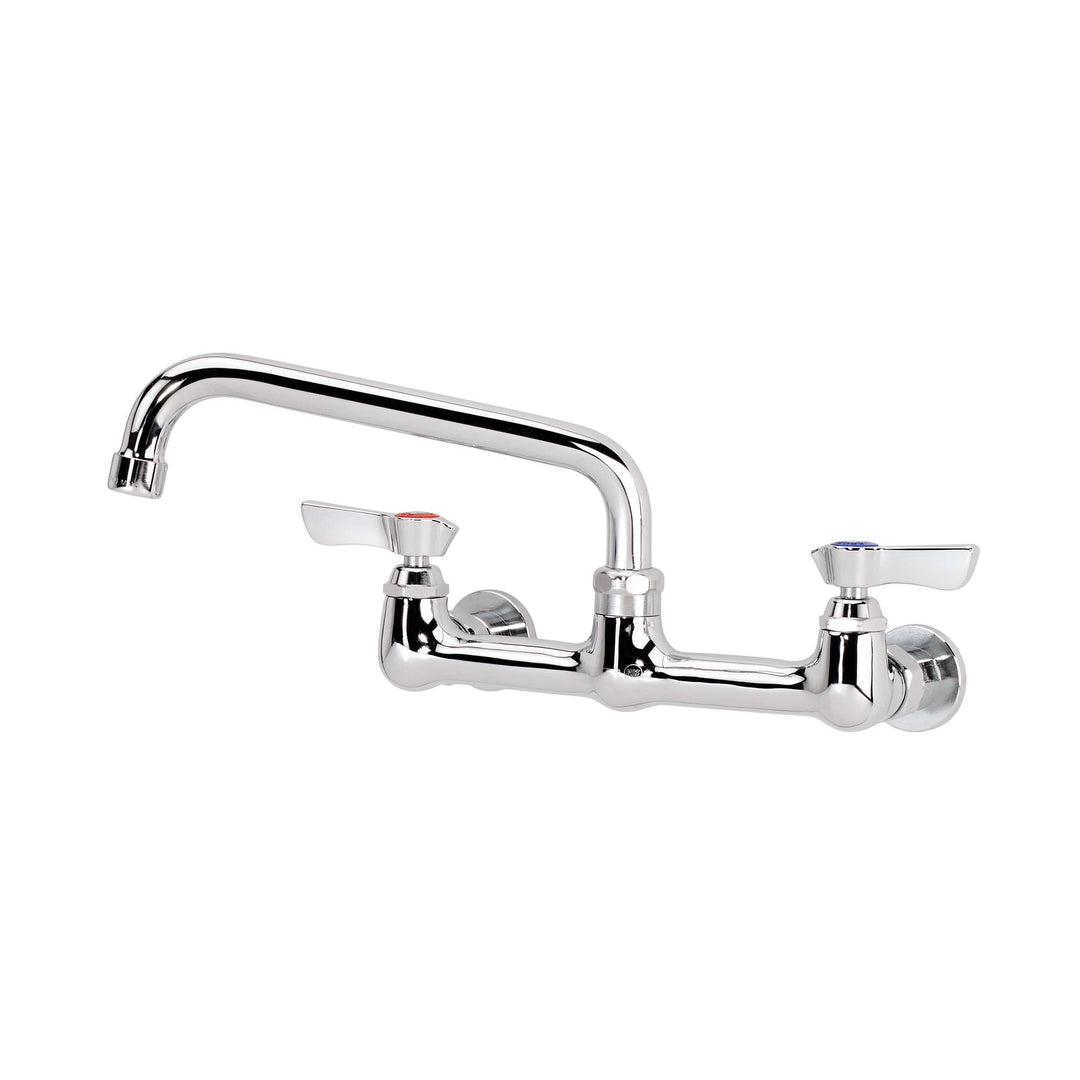 Krowne Standard Series 8" Commercial Wall Mounted Swing-Neck Faucet (Krowne Metal 12-808L)