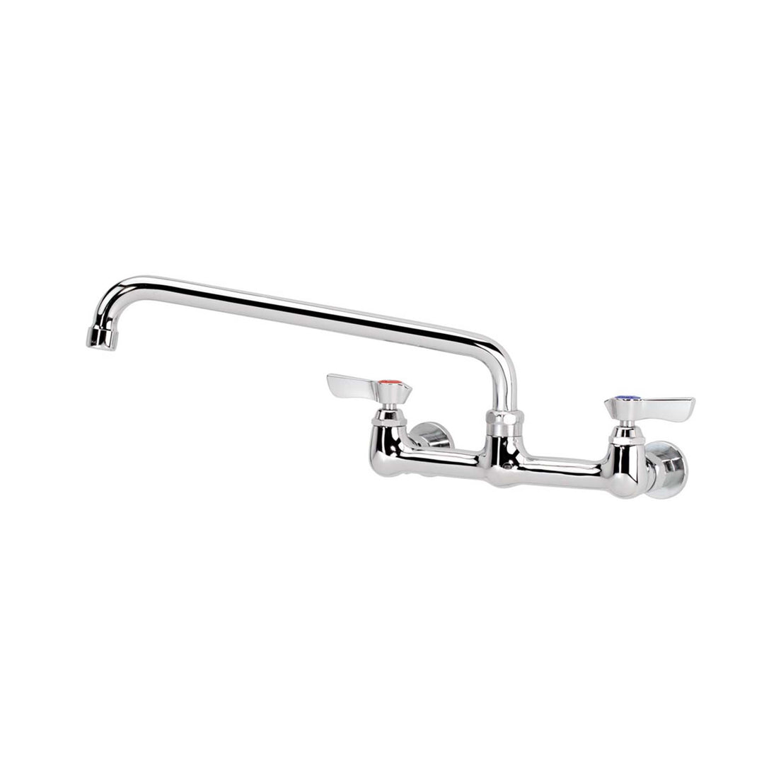Krowne Standard Series 12" Commercial Wall Mounted Swing-Neck Faucet (Krowne Metal 12-812L)
