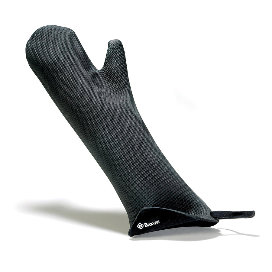 KitchenGrips® Pro 16" Black Non-Slip Grip Oven Mitt (Browne USA 5431802)