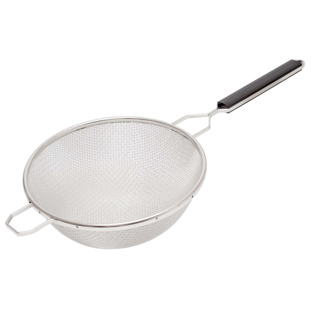 Browne 10.25" Medium Double-Mesh Strainer (Browne USA 18199)