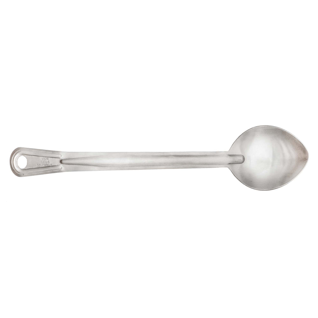 Renaissance 13" Curved Stainless Steel Solid Basting Spoon (Browne USA 4765)