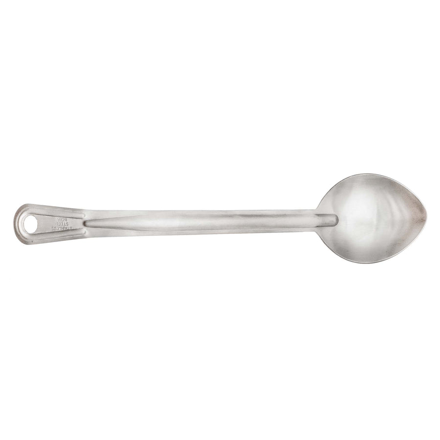 Renaissance 13" Curved Stainless Steel Solid Basting Spoon (Browne USA 4765)