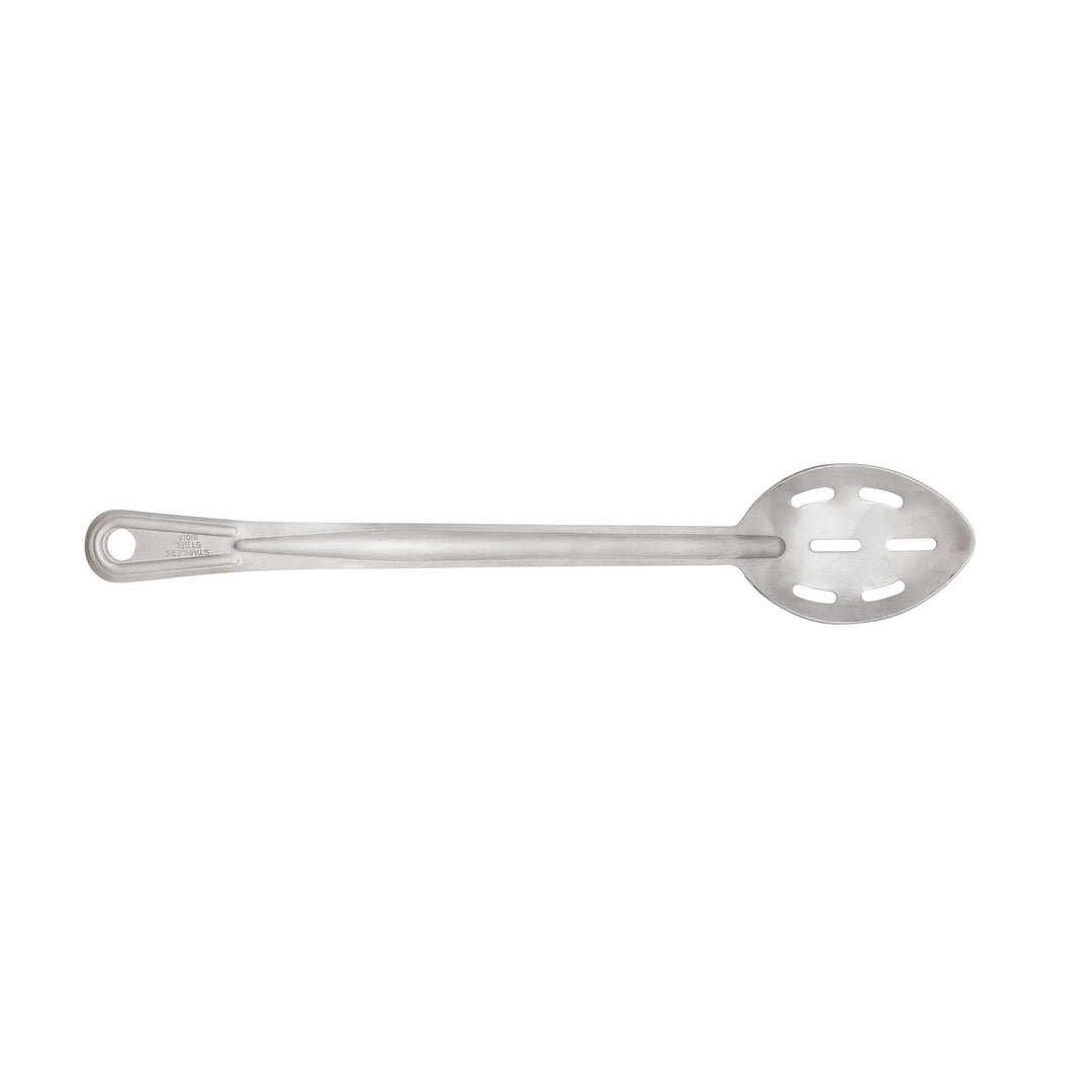 Renaissance 15" Curved Stainless Steel Perforated Basting Spoon (Browne USA 4776)