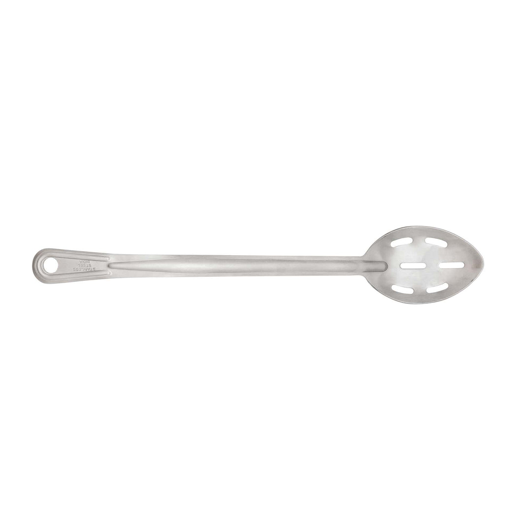 Renaissance 15" Curved Stainless Steel Slotted Basting Spoon (Browne USA 4777)