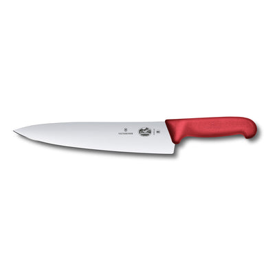 Fibrox® Pro 10" Chef's Knife with Red Handle (Victorinox Swiiss Army 5.2001.25)