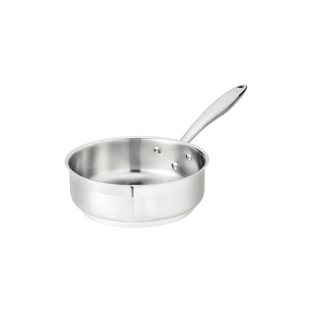 8" dia. x 2-9/10"H, 2 Quart Stainless Steel Sauté Pan (Browne 5724180)