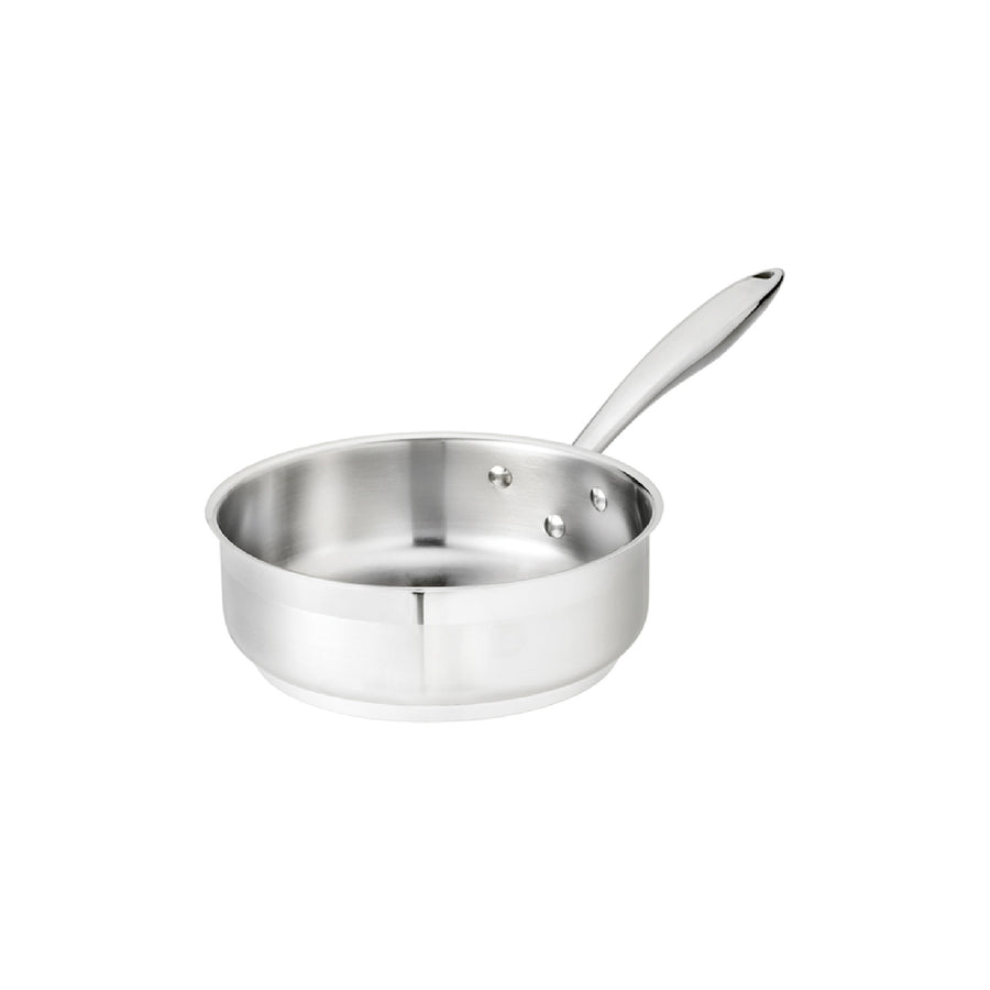 8" dia. x 2-9/10"H, 2 Quart Stainless Steel Sauté Pan (Browne 5724180)