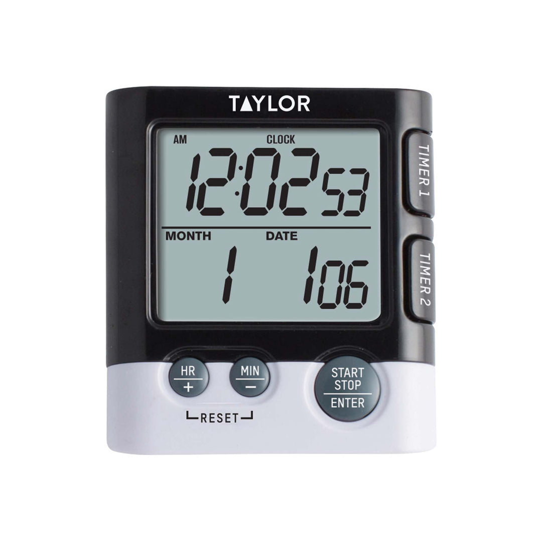 Taylor Digital Dual Event Restaurant Kitchen Timer (Taylor Precision 5828)