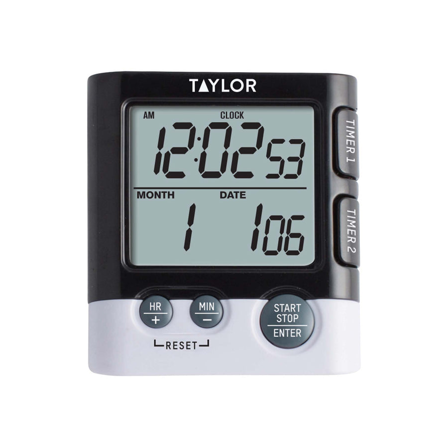 Taylor Digital Dual Event Restaurant Kitchen Timer (Taylor Precision 5828)
