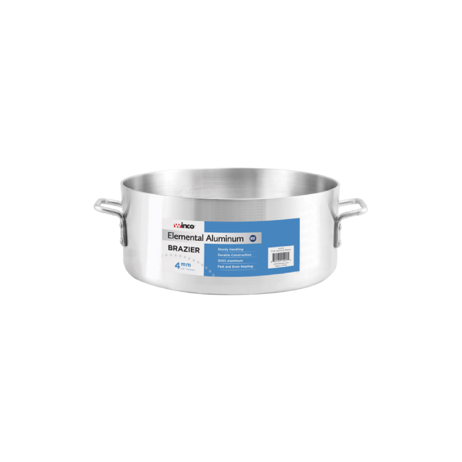18 Quart Aluminum Brazier Pan (Winco ALB-18)