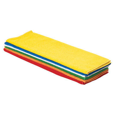 Winco 16" x 16" Microfiber Bar Towel Set, 6-Pack (Winco BTM-16AC)