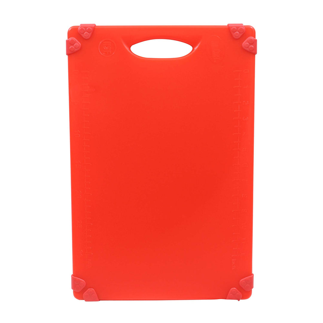 TableCraft 12” x 18” Listed NSF Cutting Boards, Red (TableCraft CBG1218ARD)