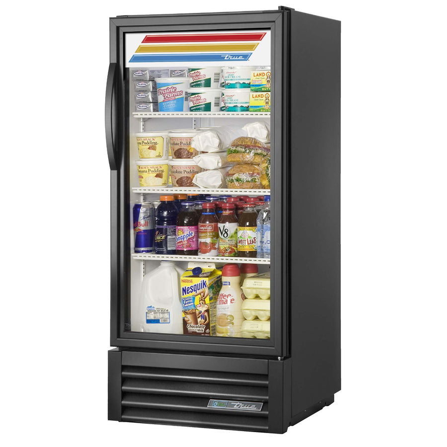Refrigerated Single Glass Door Merchandiser True Mfg GDM-10-HC~TSL01