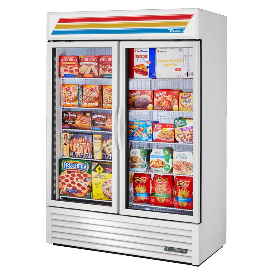 True 54" Glass Two-Door Freezer Merchandiser (True Mfg. GDM-49F-HC~TSL01)