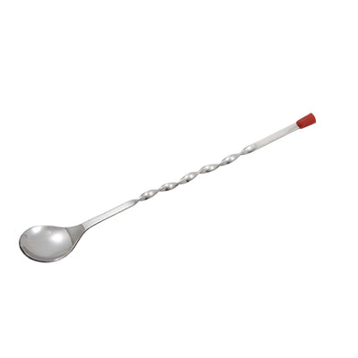 TableCraft 11” Bar Spoon With Red Knob (TableCraft H501K)
