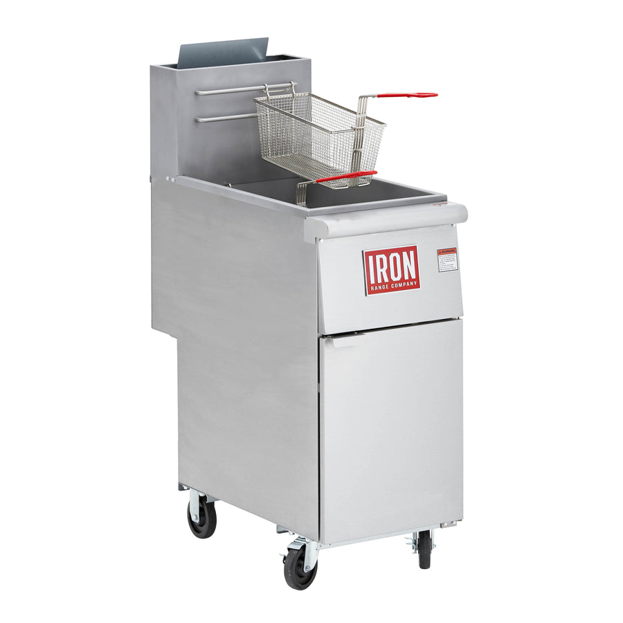 Iron Range 40 Lb. Commercial Tube Type Gas Deep Fryer (Iron Range IRF-40)