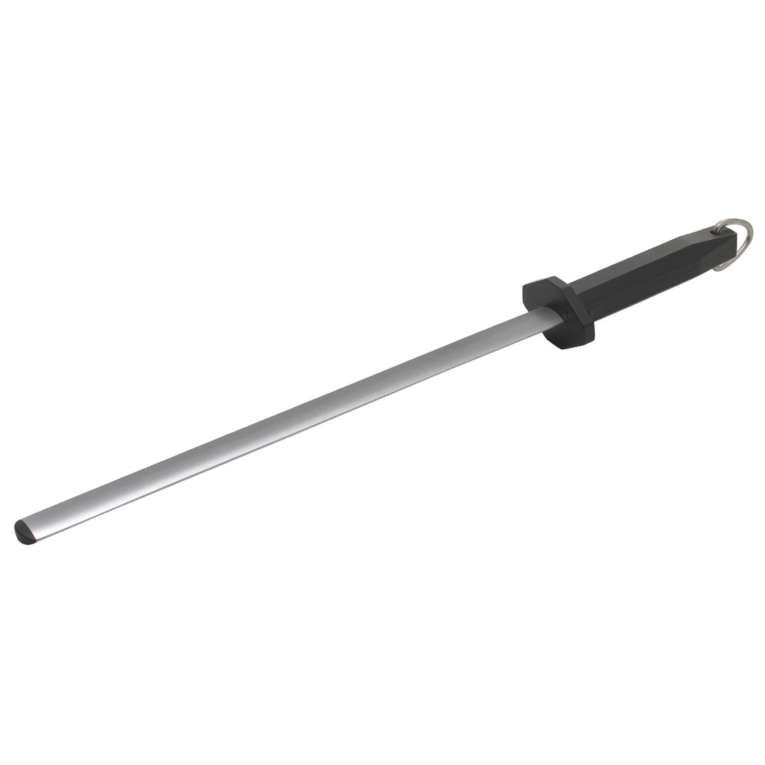 Winco Acero 12" Oval Diamond-Coated Sharpening Steel (Winco KFP-122)