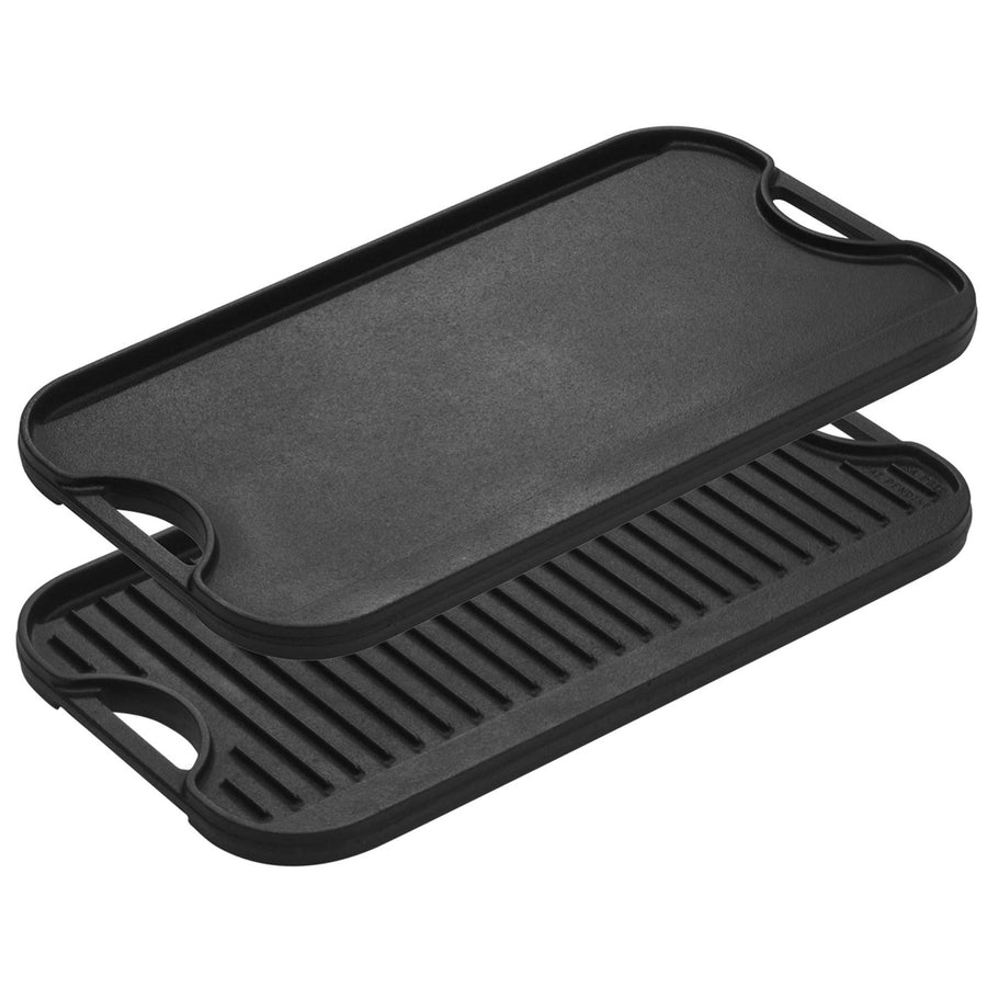 Lodge Cast Iron Reversible Grill/Griddle Pan, 20” x 10-1/2” (Lodge Mfg. LPGI3)
