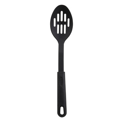 Winco 12" Black Nylon Slotted Serving Spoon (Winco NC-SL2)