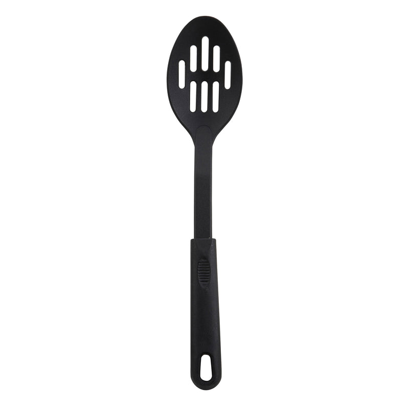 Winco 12" Black Nylon Slotted Serving Spoon (Winco NC-SL2)