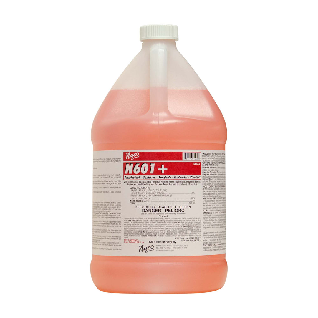 Nyco 601+ Commercial Disinfectant Cleaner & Sanitizer (Nyco Products NL644-G4)