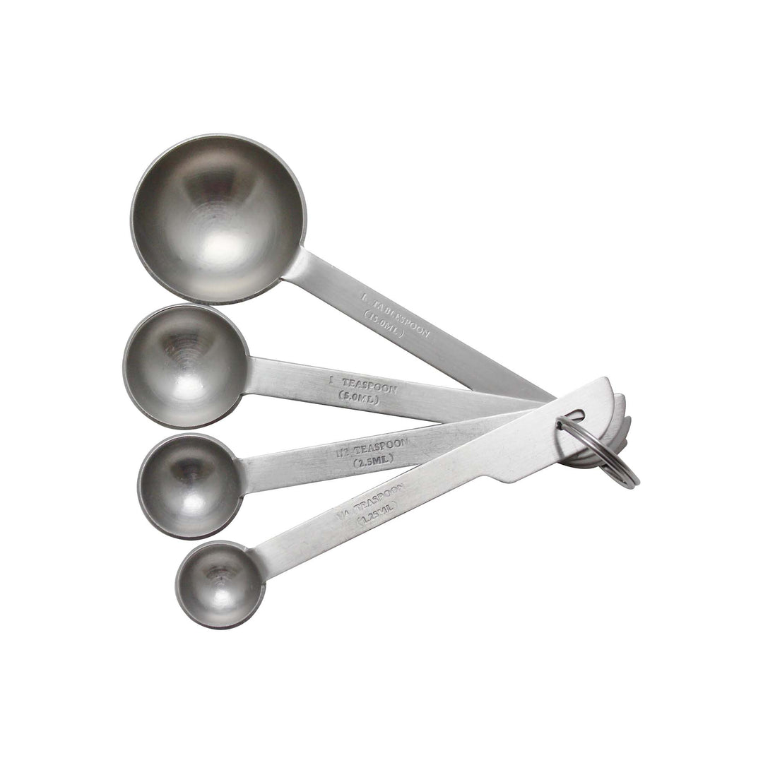 Thunder Group Stainless Steel 4-Piece Measuring Spoon Set (Thunder Group OW356)