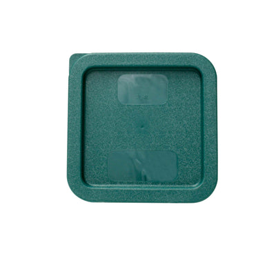 Thunder Group Square 2 & 4 Qt. Food Storage Container Cover, Green (Thunder Group PLSFT0204C)