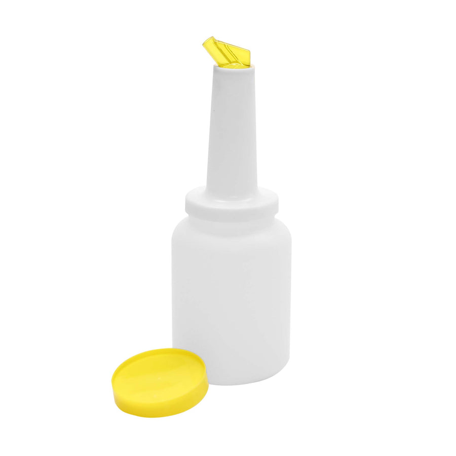 Thunder Group 1 Qt. Store & Pour Bottle Container, Yellow (Thunder Group PLSNP01Y)