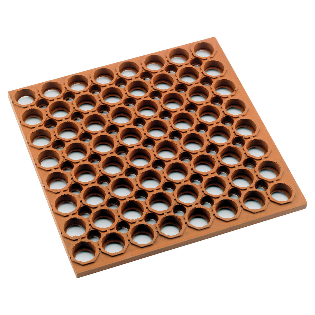 Winco Rolled Red Grease-Resistant Straight-Edged Floor Mat (Winco RBMH-35R-R)