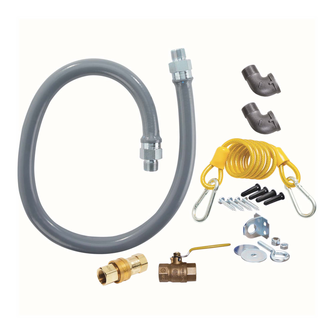 Dormont ReliaGuard® 4-Ft. 3/4” Diameter Natural Gas Hose Kit (Dormont RG7548)