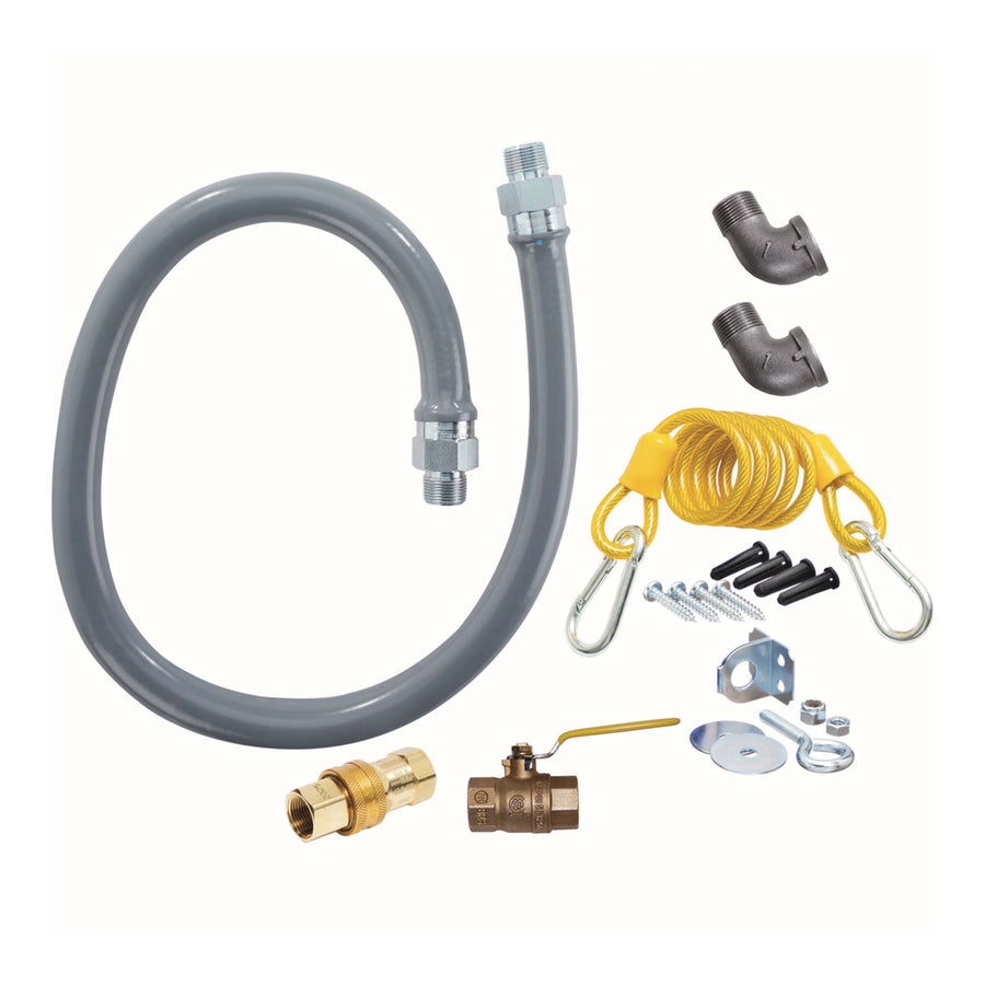Dormont ReliaGuard® 4-Ft. 3/4” Diameter Natural Gas Hose Kit (Dormont RG7548)