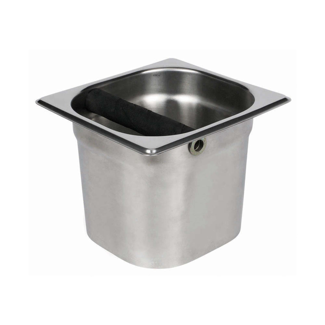 Winco 1/6 Size Stainless Steel Espresso Knock Box, 6" Deep (Winco SCD-5)