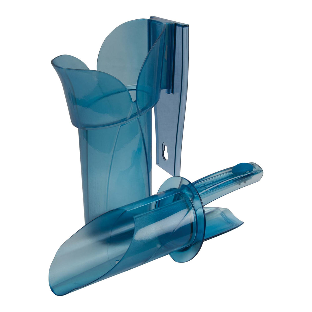 Saf-T-Ice Adjustable Commercial Ice Scoop and Holder (San Jamar SI7800)