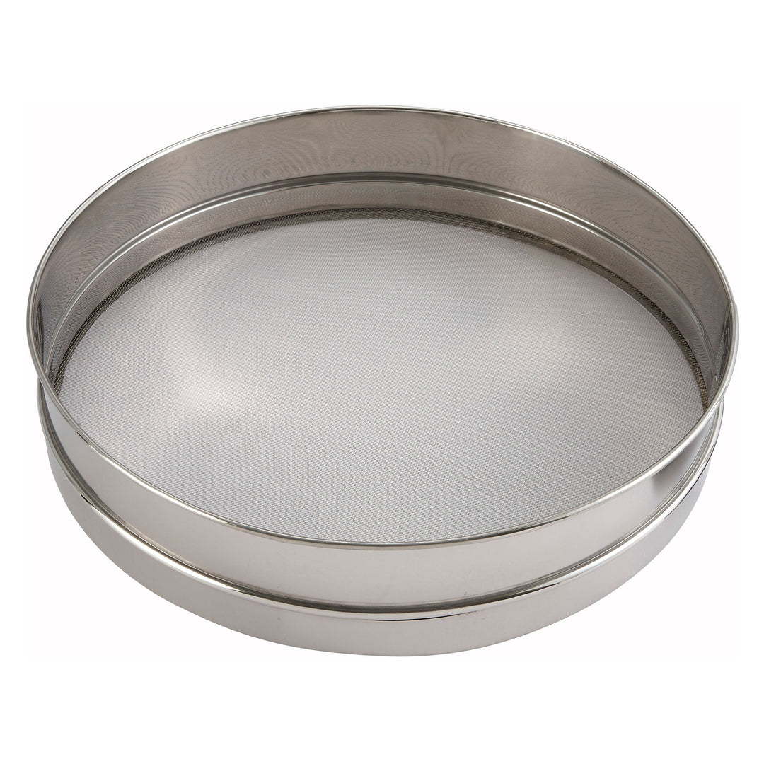 Winco 12" x 3" Stainless Steel Rim Sieve (Winco SIV-12)