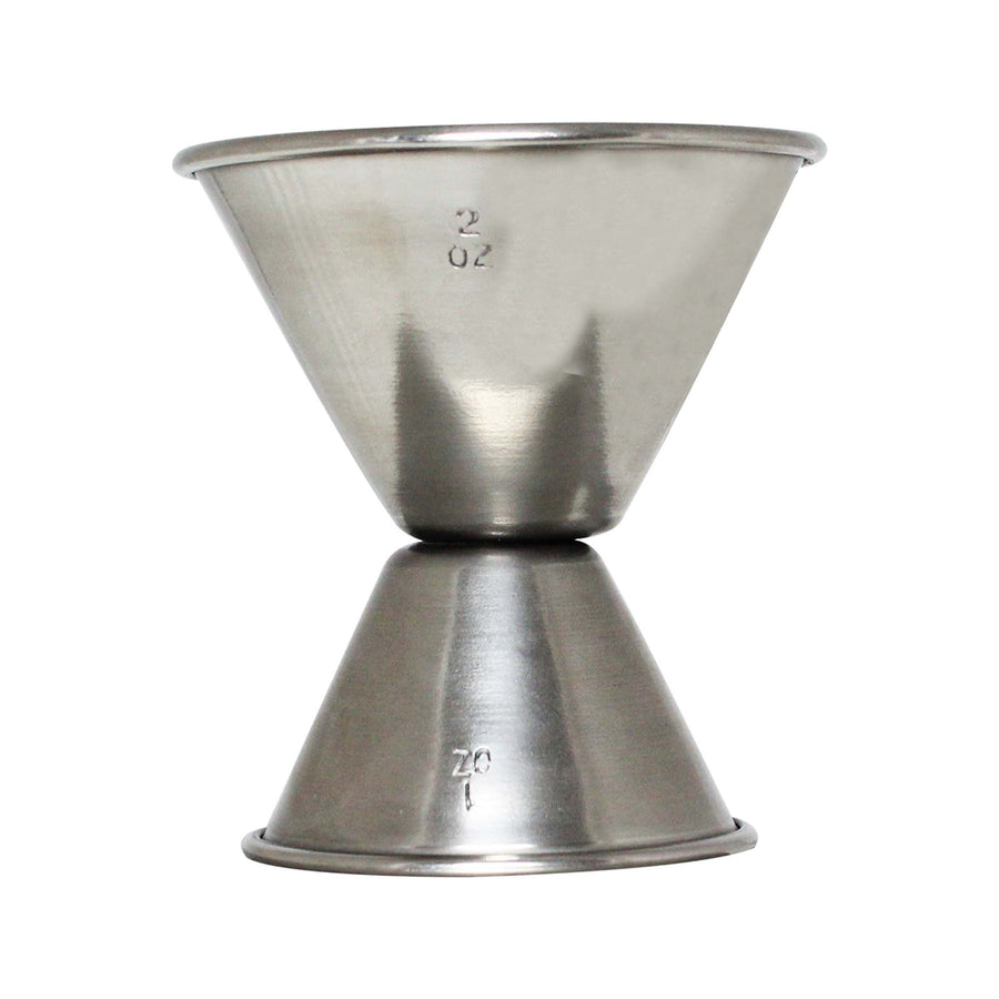 Thunder Group 1 Oz. & 2 Oz. Stainless Steel Jigger (Thunder Group SLJG003)