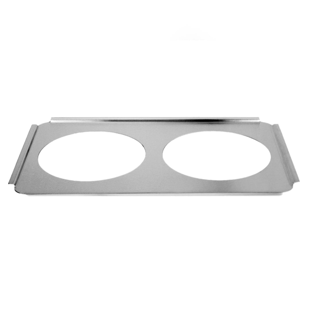 Thunder Group 2-Hole Steam Table Adapter Plate with 8-1/2" Openings (Thunder Group SLPHAP088)
